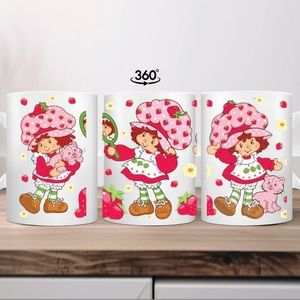 Strawberry shortcake mug